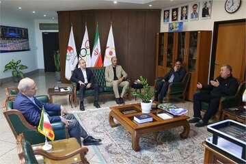 دیدار رئیس فدراسیون اسکی تاجیکستان با دبیر کل کمیته ملی المپیک
