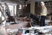 ببینید | تصاویر جدید از انفجار و خسارت یک ساختمان مسکونی در گرمسار بر اثر نشت گاز
