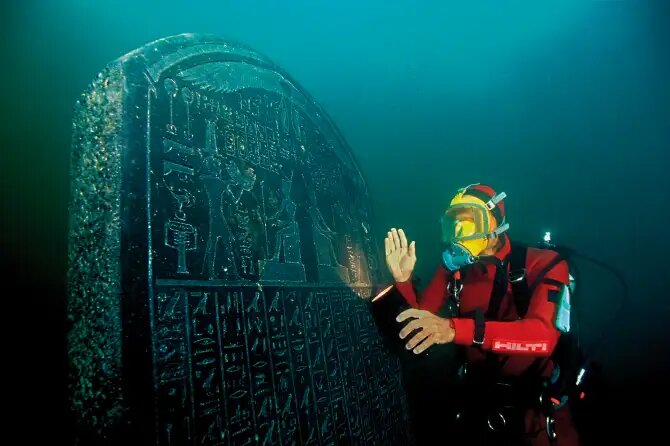 شهر گمشده مصر باستان که در اعماق دریا پیدا شد