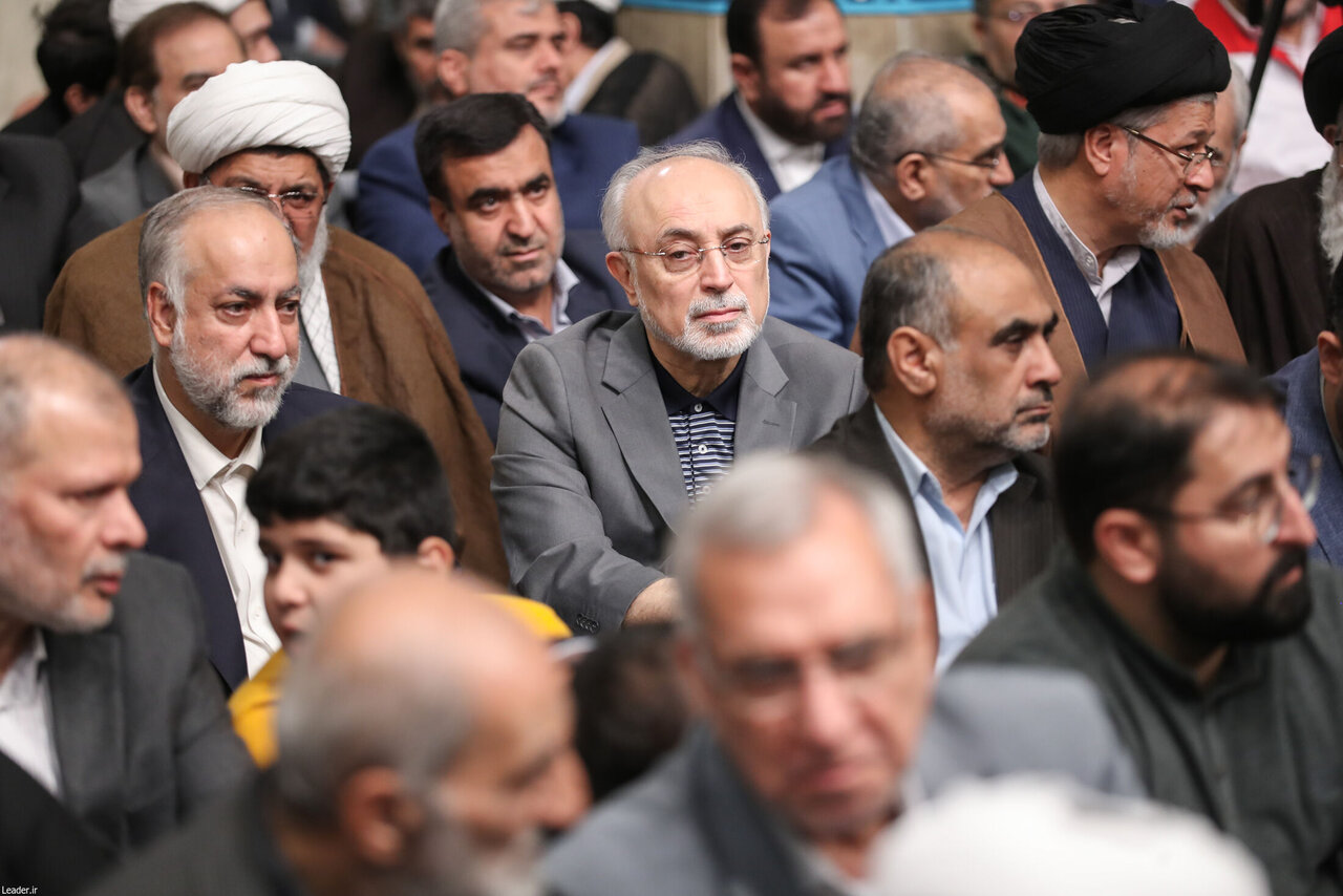 تصاویری از چهره های سیاسی در دیدار با رهبر انقلاب/ از علی لاریجانی، محسن هاشمی تا حدادعادل و واعظی