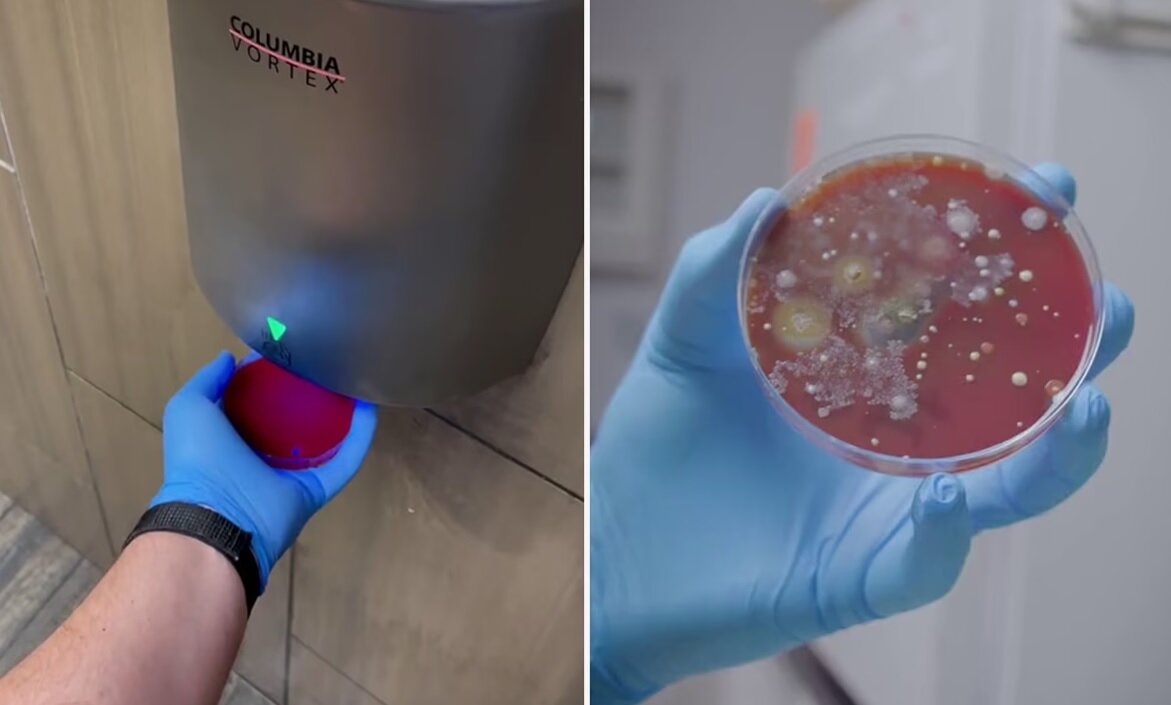 آیا خشککنهای دست در سرویس بهداشتی عمومی بهداشتیاند؟