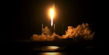 ببینید | عبور موشک‌های کروز شلیک شده از سوی ایران به سمت اسرائیل از مسیر آسمان عراق