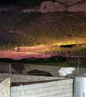 عکسی از بقایای موشکهای سپاه پاسداران بعد از حمله بامدادی به اسرائیل