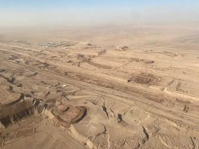 پروژه آسمان خراش ۲۶۰ کیلومتری عربستان سعودی در حال سقوط