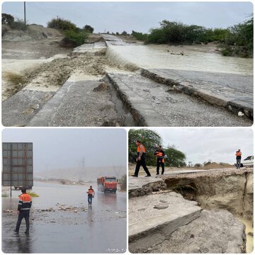 محورهای مسدود هرمزگان اعلام شد؛ از سفرهای غیرضروری خودداری کنید محورهای مسدود هرمزگان اعلام شد؛ از سفرهای غیرضروری خودداری کنید