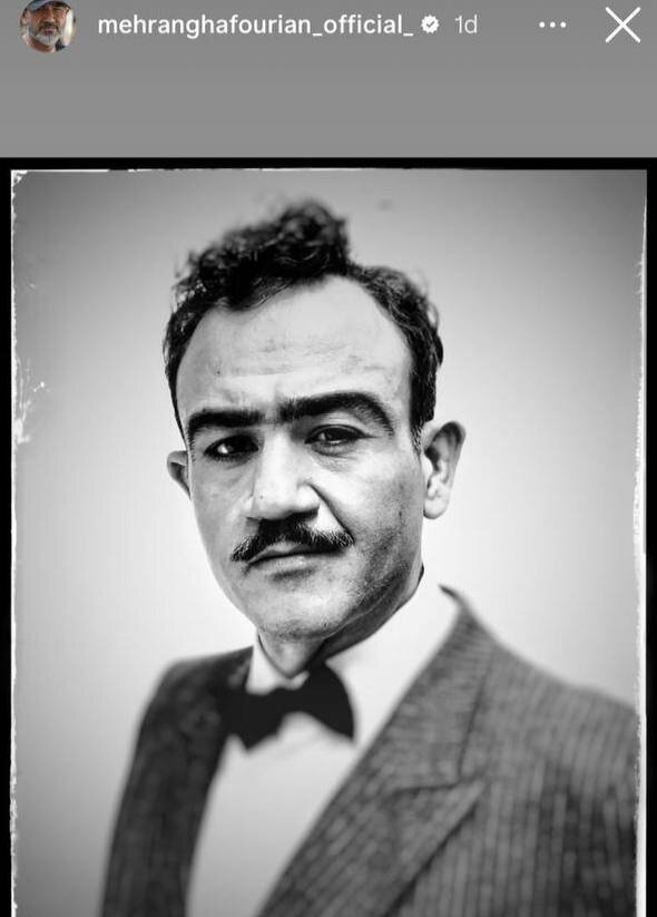 عکس | استوری جالب مهران غفوریان با استایل ایران قدیم در زمان حضور روسها