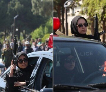 عکس متفاوت از پلیس زن در قزوین / عکس 2