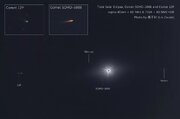 کسوف کامل و دنباله‌دار؛ تصویر روز ناسا/ عکس
