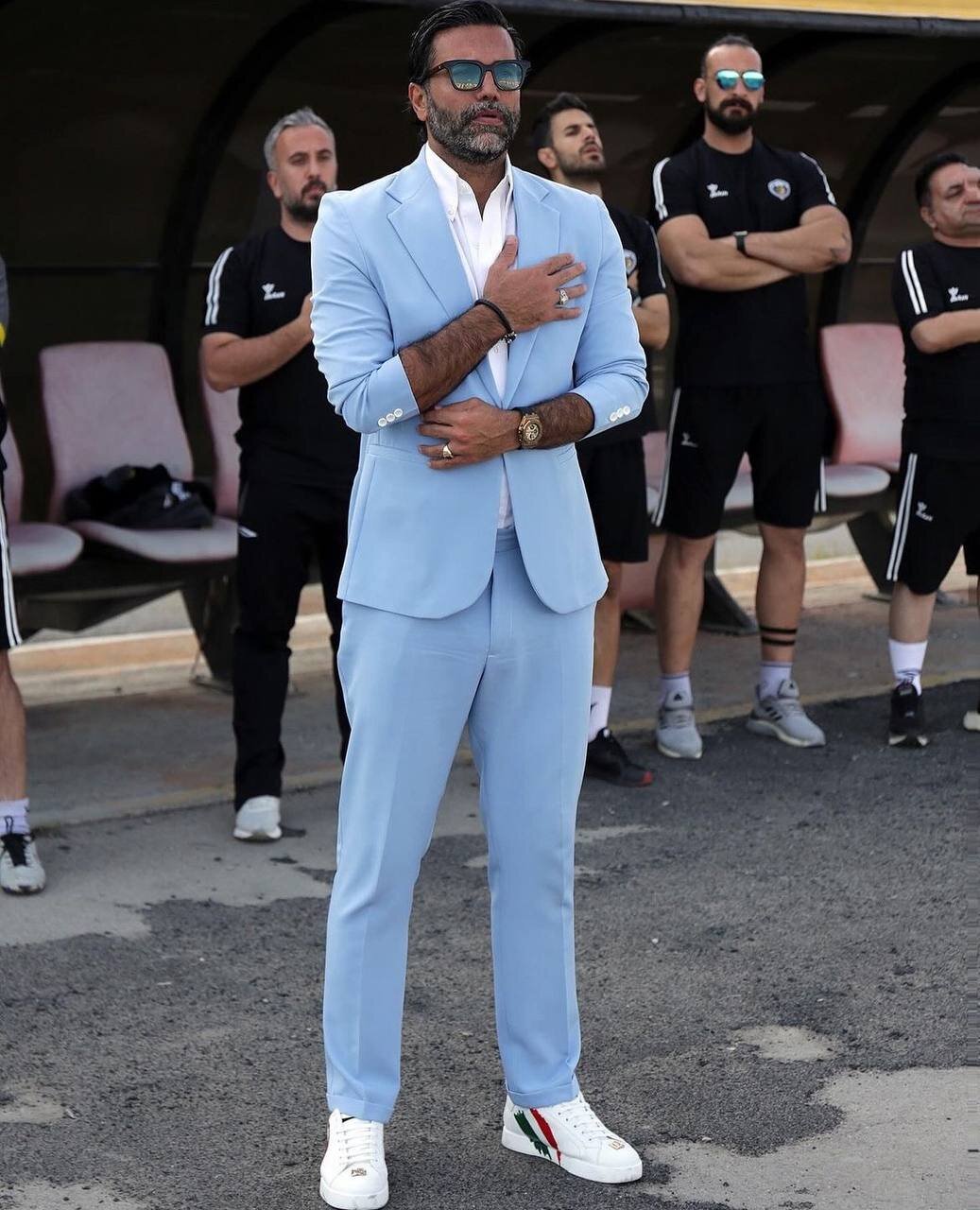 عکس| ژست یاغی استقلالی به سبک مدلهای فشنشو