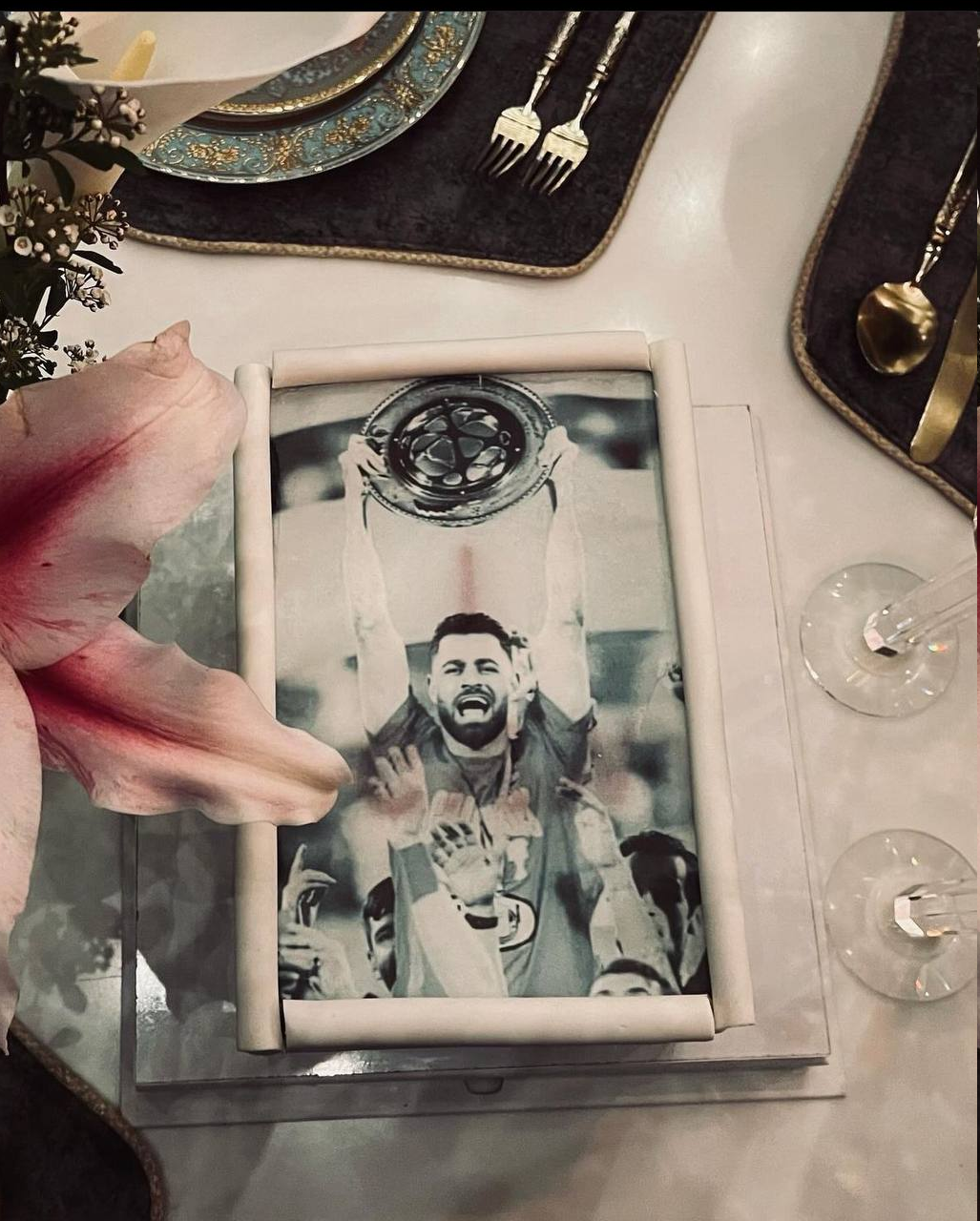 عکس| جشن تولد ستاره پرسپولیس با طرح خاص روی کیک