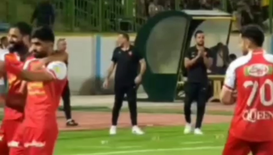 عکس| واکنش مدیر روابط عمومی سپاهان به حرکت منشوری دانیال اسماعیلی فر