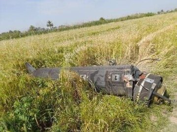 بقایای موشک اسرائیل در مرز ایران و عراق؟!/عکس