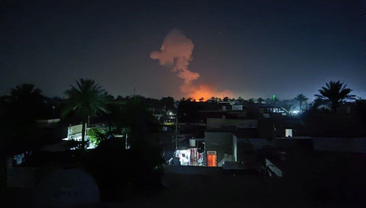 ببینید | تصاویر تازه از انفجار مقر نظامی حشدالشعبی در استان بابل عراق