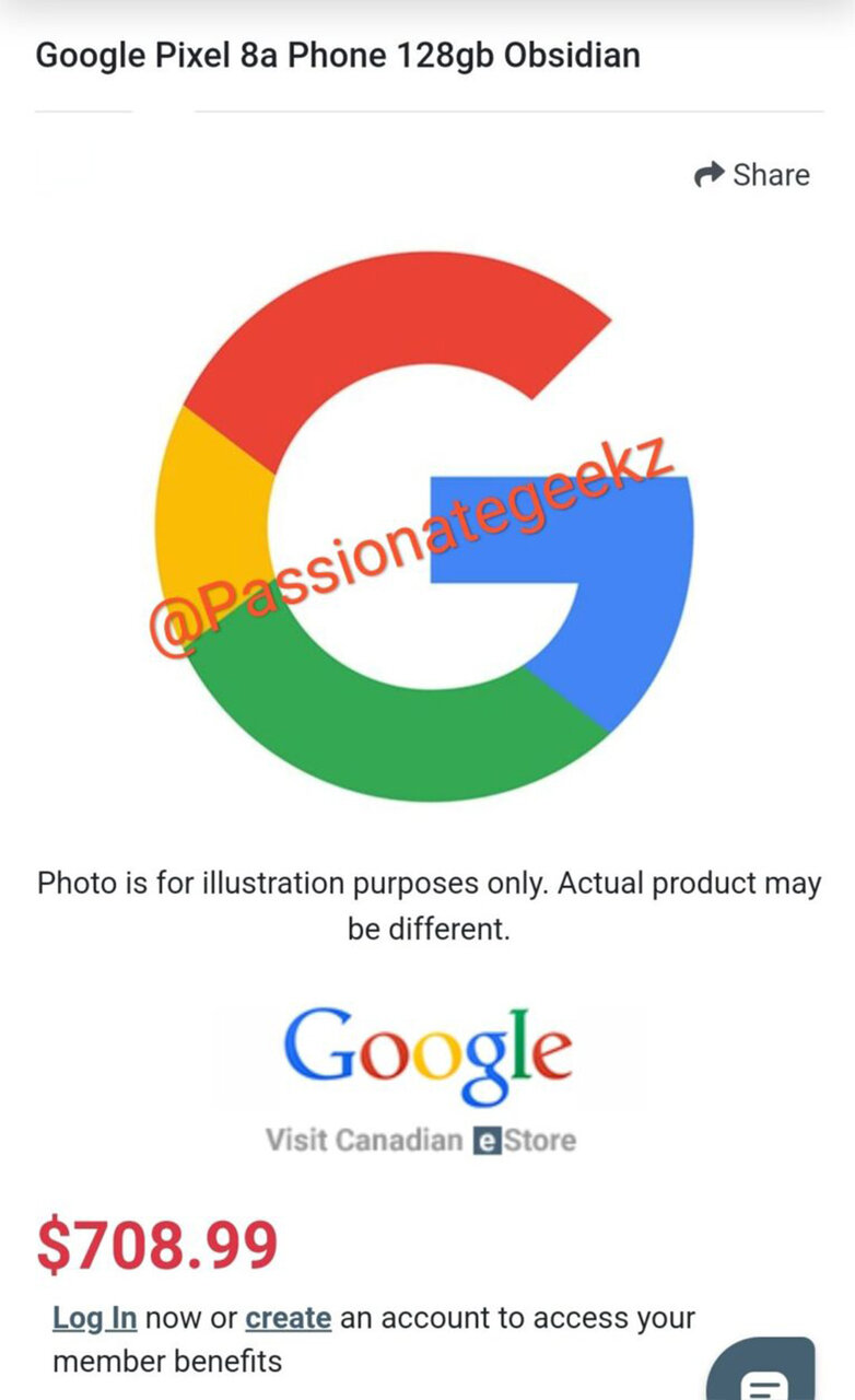 قیمت گوشی پیکسل ۸a لو رفت؛ گرانتر از پیکسل ۷a 3 قیمت گوشی پیکسل ۸a لو رفت؛ گرانتر از پیکسل ۷a