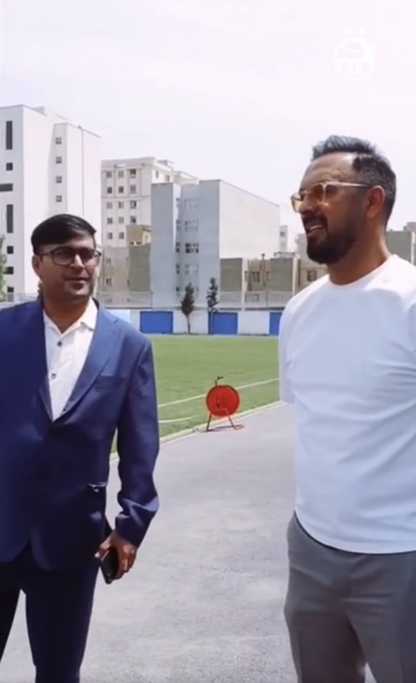 عکس| مهمان ویژه تمرین امروز استقلال چه کسی بود؟