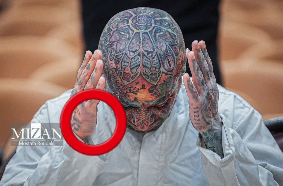 عکس | سانسور یکی از خالکوبیهای امیر تتلو توسط خبرگزاری قوه قضائیه!