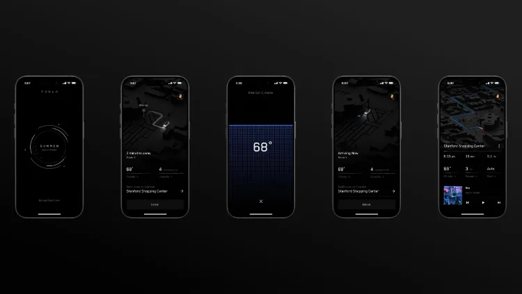 تسلاهای ایلان ماسک تاکسی میشوند اما با قابلیتی منحصر به فرد/ عکس 2 اپلیکیشن روبوتاکسی تسلا