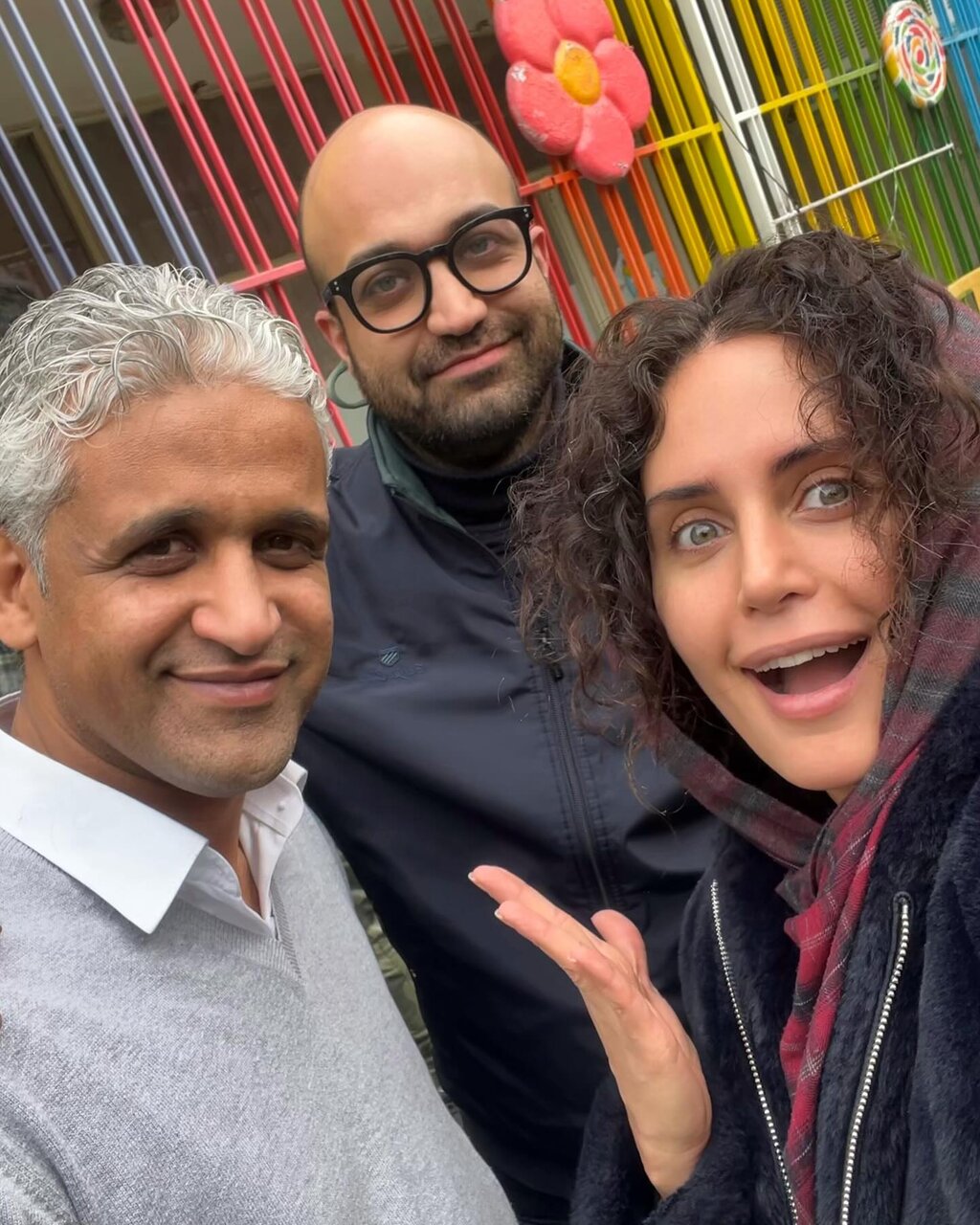 عکس | تصویری از چهره شاد و خندان الناز شاکردوست در پشتصحنه یک فیلم