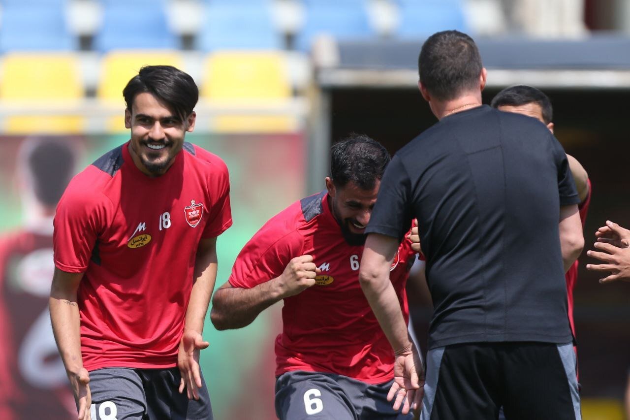 عکس| غیبت 2 پرسپولیسی مقابل آلومینیوم اراک