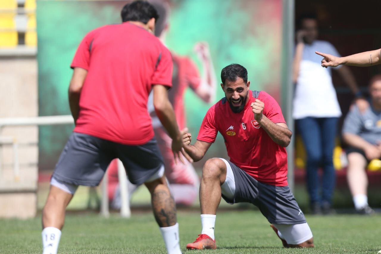 عکس| غیبت 2 پرسپولیسی مقابل آلومینیوم اراک