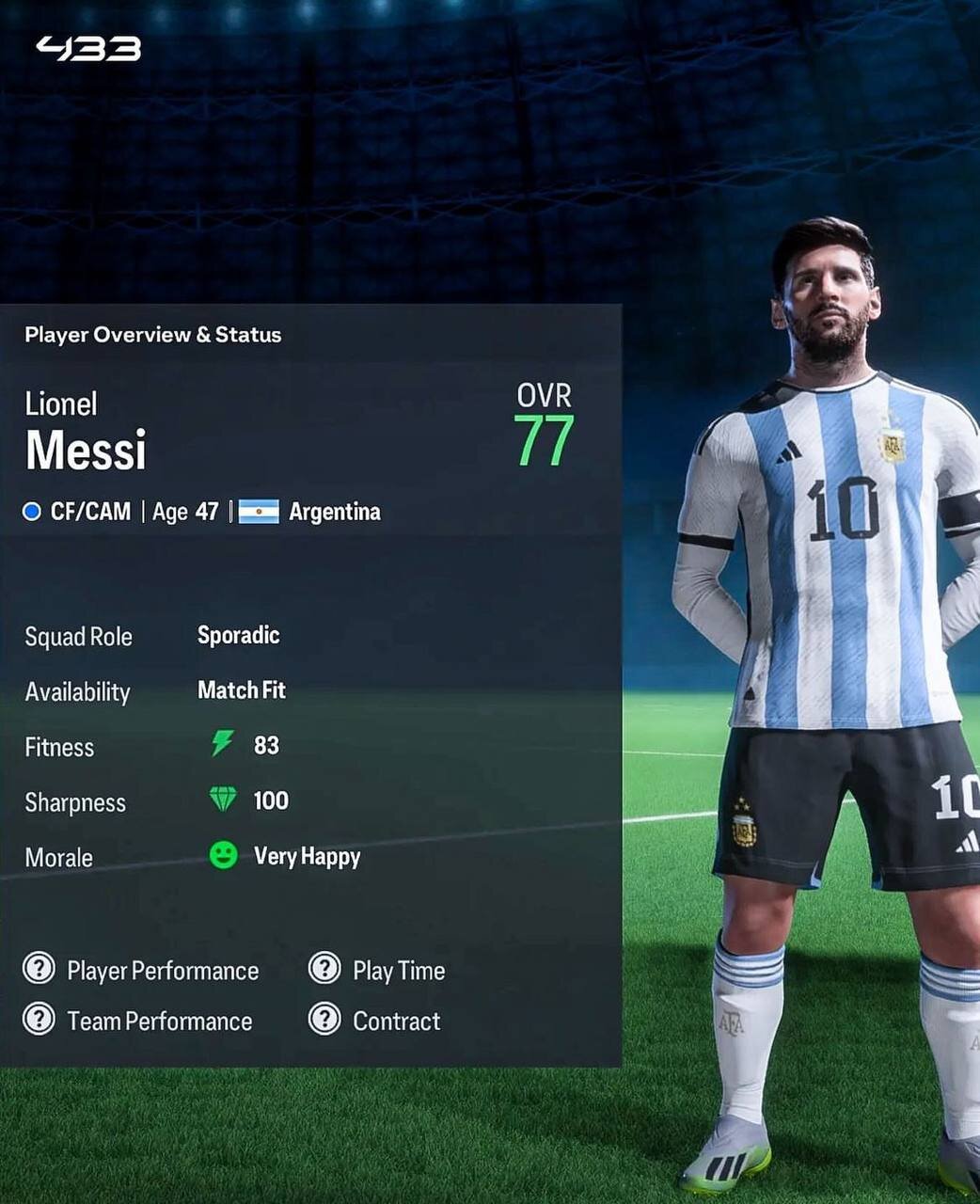 عکس| لیونل مسی در ۴۷ سالگی هم بازی میکند!