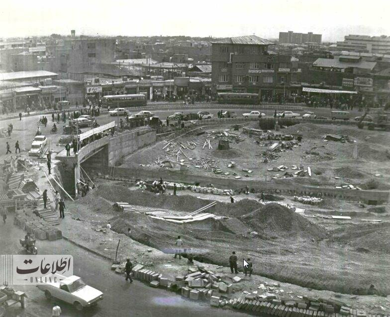 تهران قدیم| عکسهای دیده نشده از میدان امام حسین(ع) ۵۰ سال پیش!