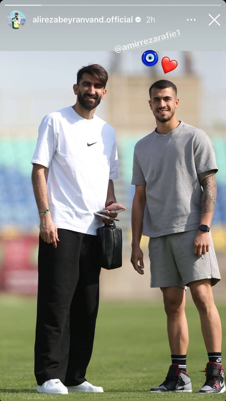 عکس| استوری مشکوک بیرانوند در آستانه بازی با سپاهان