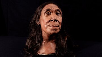 بازسازی چهره زن عراقی از ۷۵۰۰۰ سال پیش / عکس