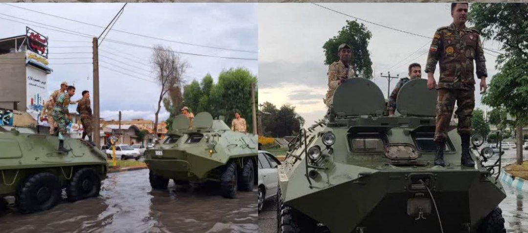 عکس | تانک‌های ارتش در دزفول به میدان آمدند؛ علت چه بود؟