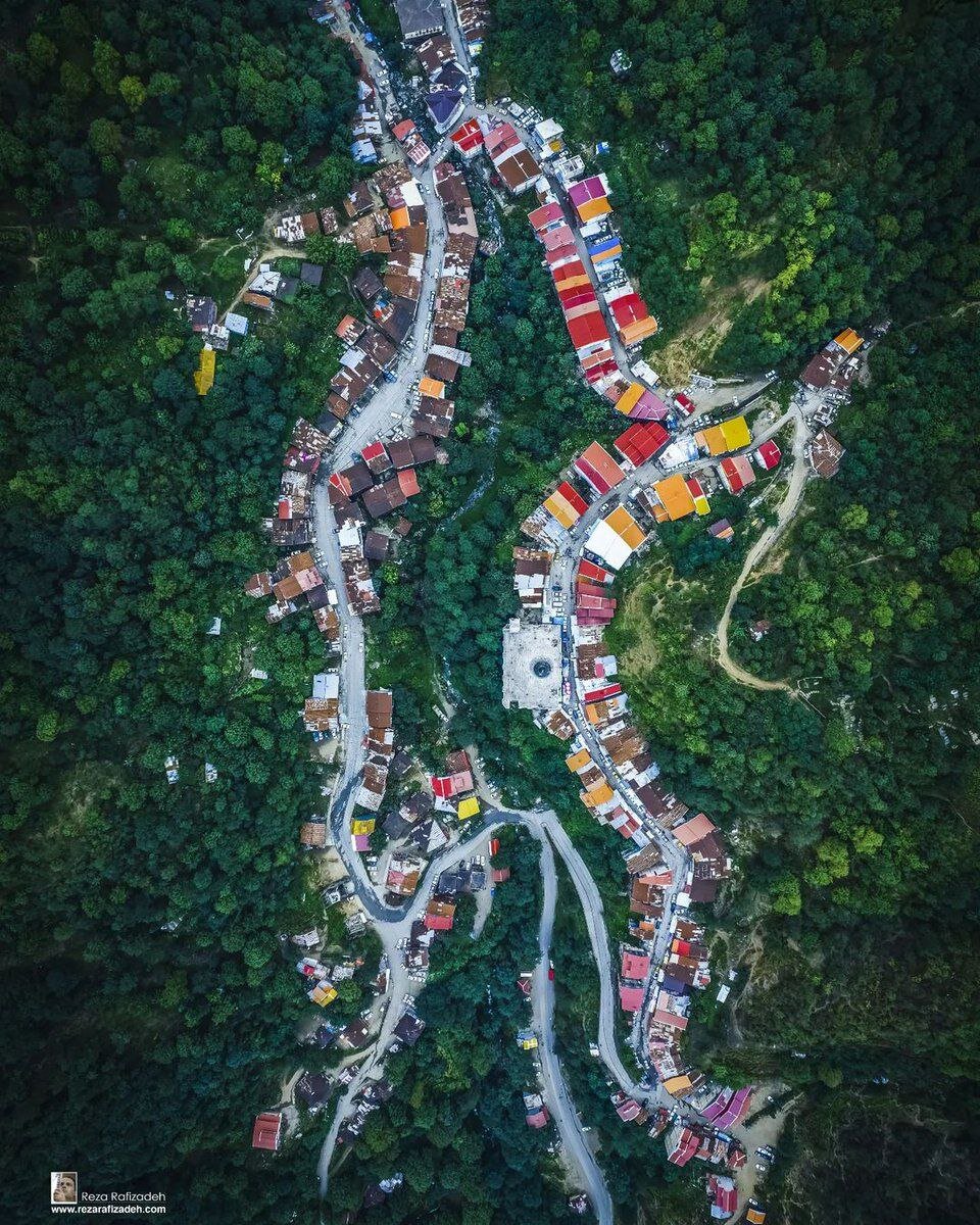 عکس | روستای امامزاده ابراهیم شفت قبل از آتشسوزی