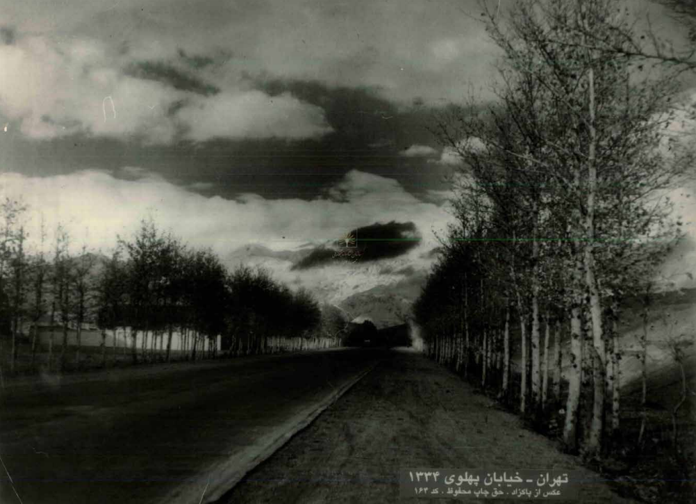 تهران قدیم | طولانی‌ترین خیابان تهران ۶۹ سال قبل این شکلی بود