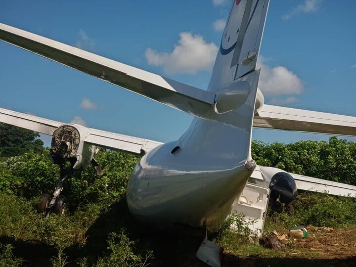 سقوط هواپیمای فوکر ۵۰ هنگام برخاستن از فرودگاه موهلی بندر السلام در کومور