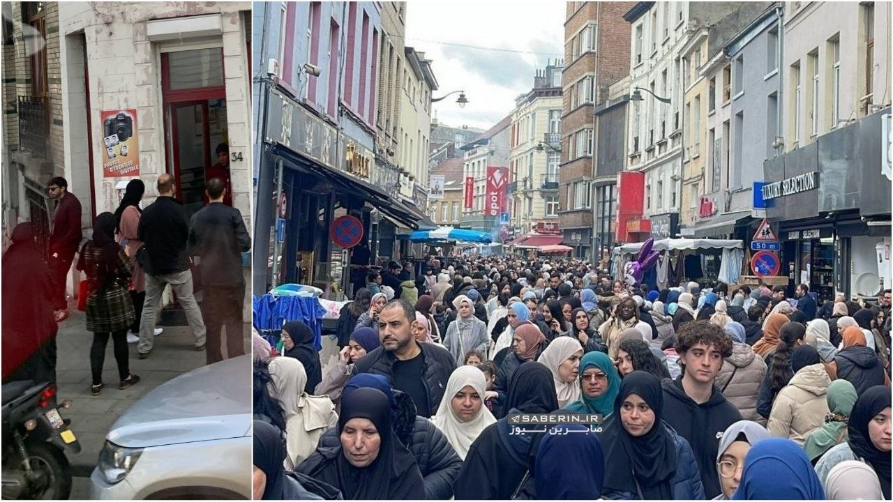 عکس | وضعیت باورنکردنی پوشش زنان در خیابان‌های بروکسل بلژیک