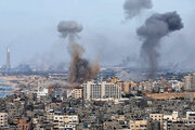 ببینید | شروع حمله اسرائیل به رفح؛ بمباران سنگین در جنوب نوار غزه