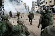 شادی ساکنان غزه و هراس صهیونیست‌ها از حمله قسام به تل‌آویو