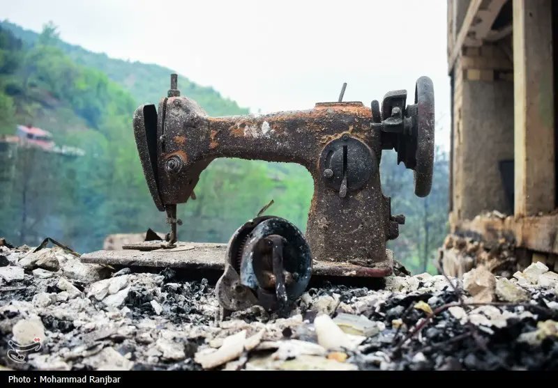 عکس‌هایی از آتش‌سوزی روستای امام‌زاده ابراهیم که پربازدید شد