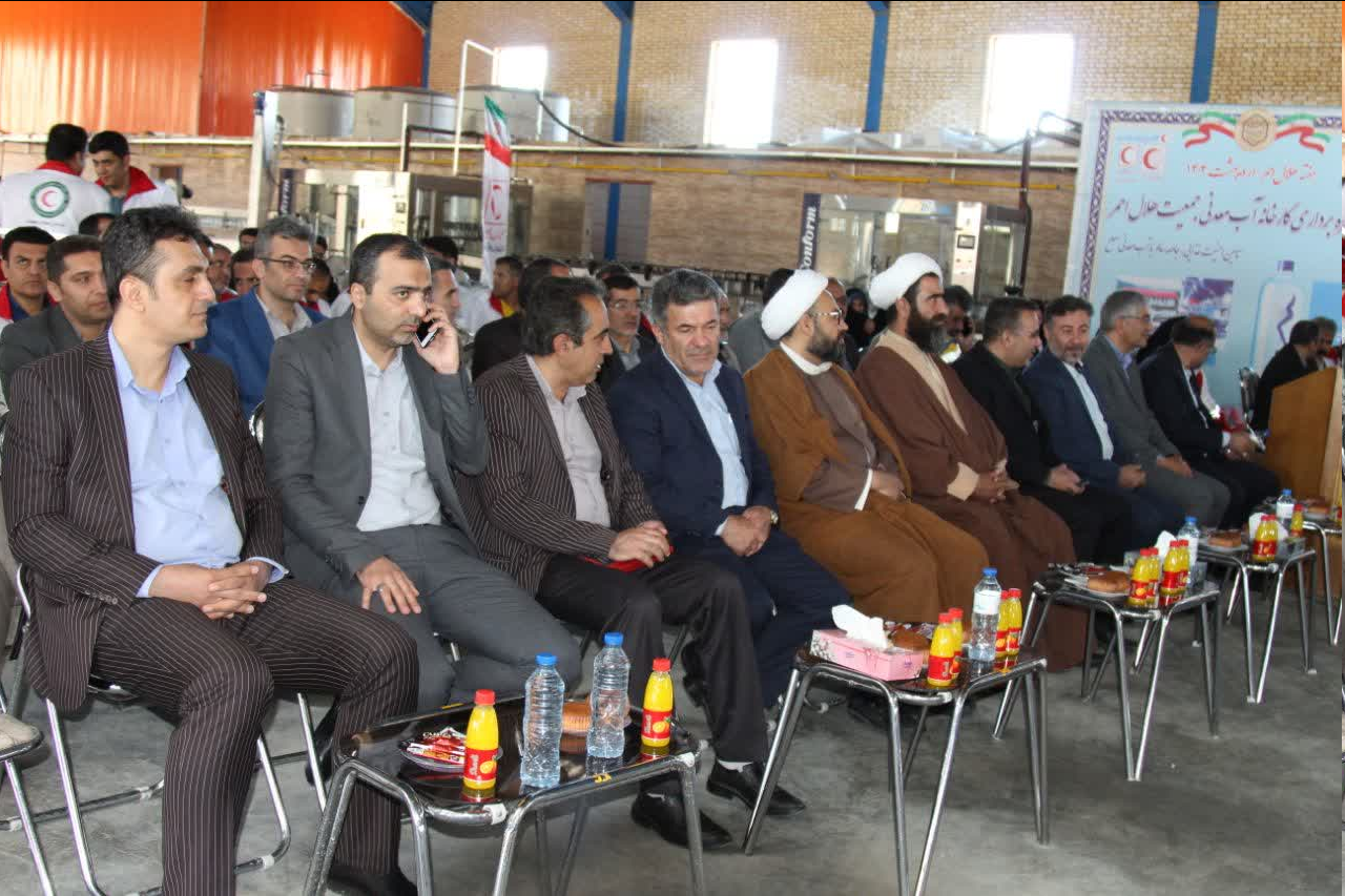 افتتاح کارخانه آب معدنی صلح درشهرستان فارسان