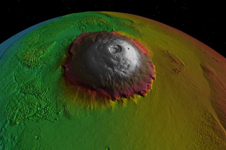 بزرگترین کوهآتشفشانی منظومه شمسی، همانداره این استان ایران/ عکس