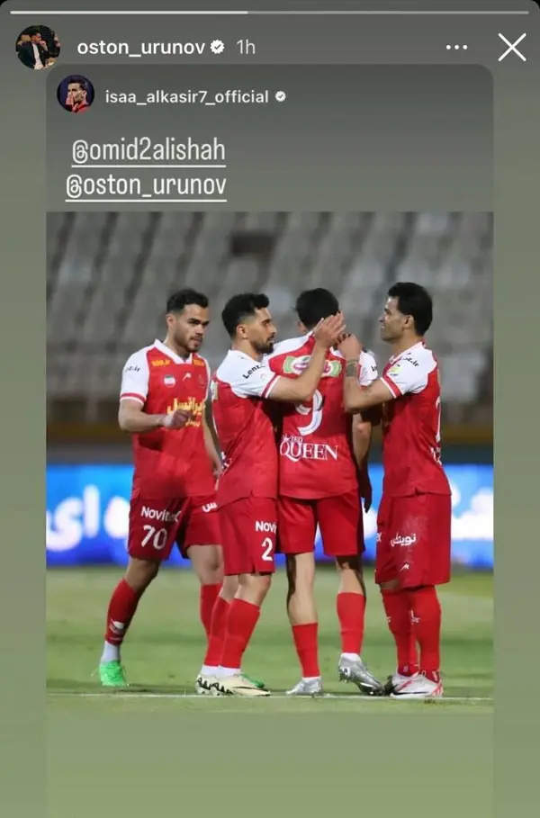 عکس| شایعهای که تکذیب شد؛ دو ستاره پرسپولیس قهر نیستند!