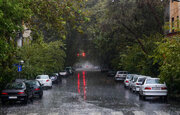 ببینید | تصاویری از بارش شدید و ناگهانی باران در تهران