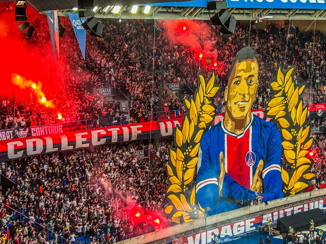 عکس| وداع تلخ امباپه با پاریس با دودستگی هواداران!