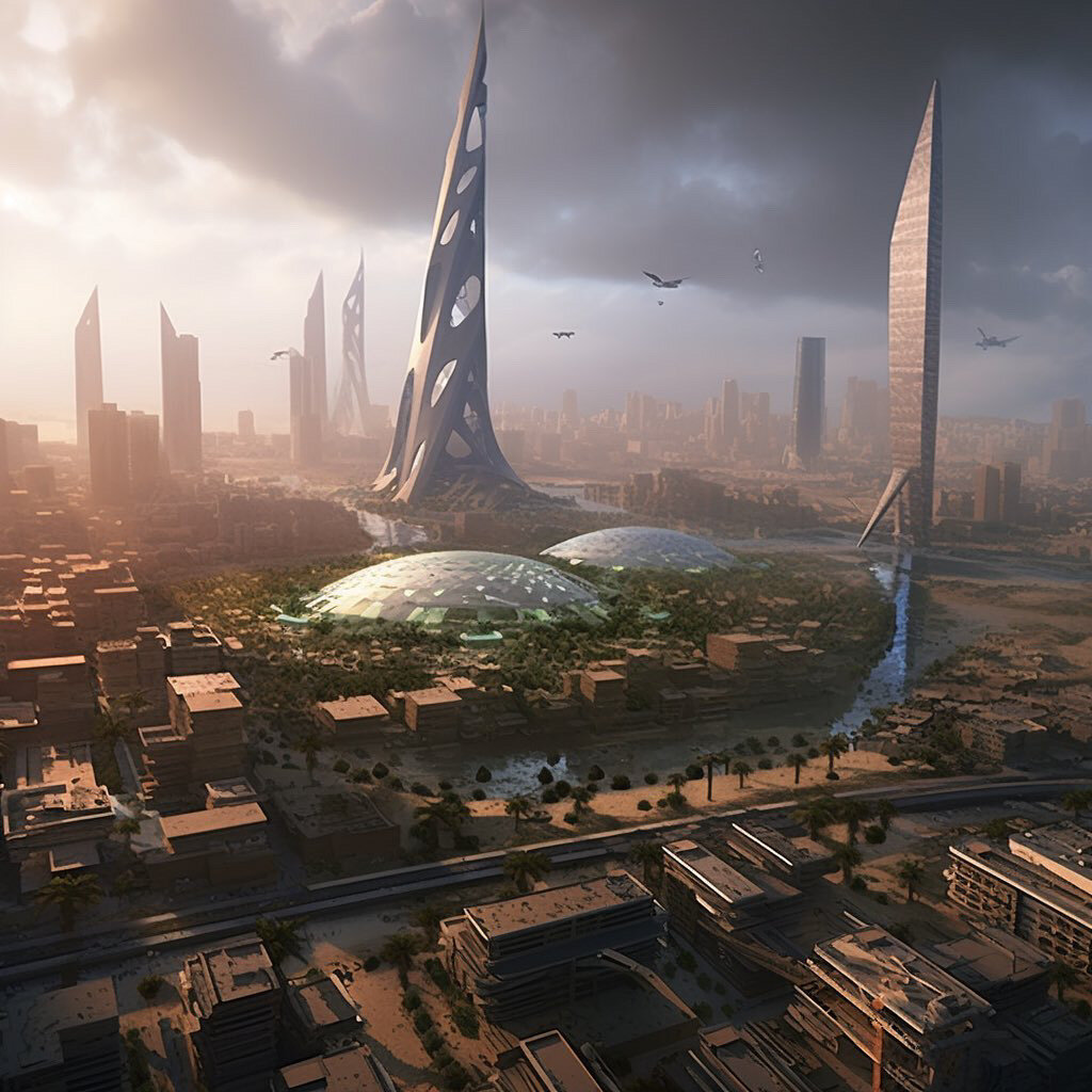 تصاویری از عربستان در سال ۲۰۷۰ میلادی