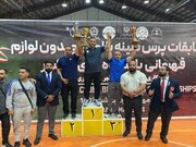 خوزستان با کسب ۲۱ مدال رنگارنگ در مسابقات پرس‌سینه کشور خوش درخشید