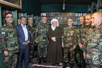 دیدار مهم فرمانده کل ارتش با یک امام جمعه اهل سنت