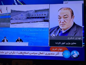 پیام های عباس آخوندی و آذرمنصوری در زیرنویس شبکه خبر