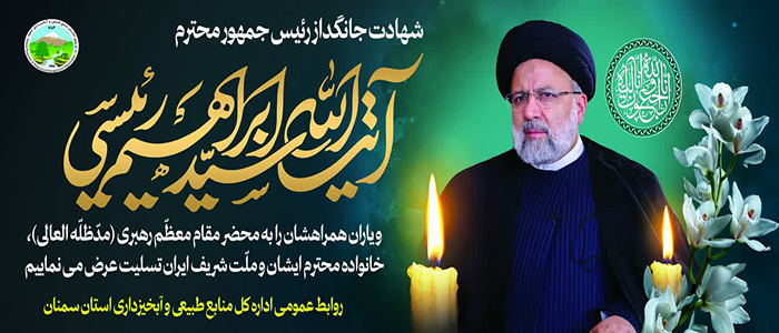 پیامهای تسلیت مسئولین استان سمنان درپی شهادت خادم الرضا(ع)، آیتالله رئیسی/تاثر مردم استان سمنان از شهادت رئیس جمهور و همراهان وی