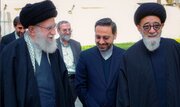 تصاویر دیده نشده از رئیسی، آل هاشم، امیرعبداللهیان، مالک رحمتی و موسوی در کنار رهبر انقلاب
