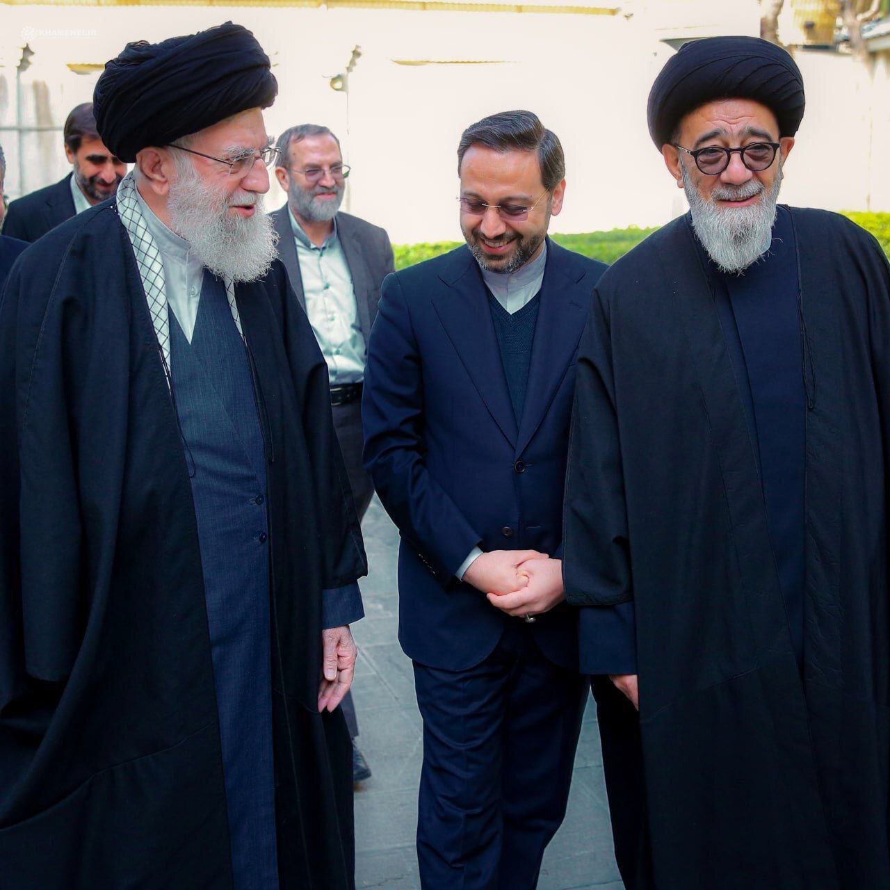 تصاویر دیده نشده از رئیسی، آل هاشم، امیرعبداللهیان، مالک رحمتی و موسوی در کنار رهبر انقلاب