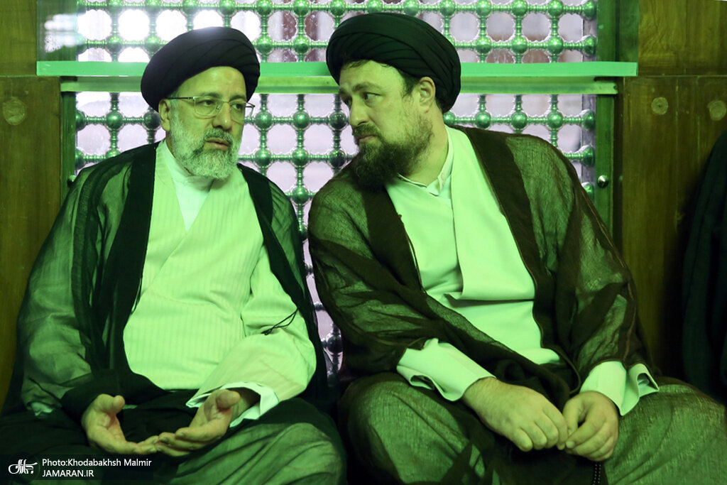 عکس هایی از همنشینی ابراهیم رئیسی و سیدحسن خمینی در یک مراسم مهم 4