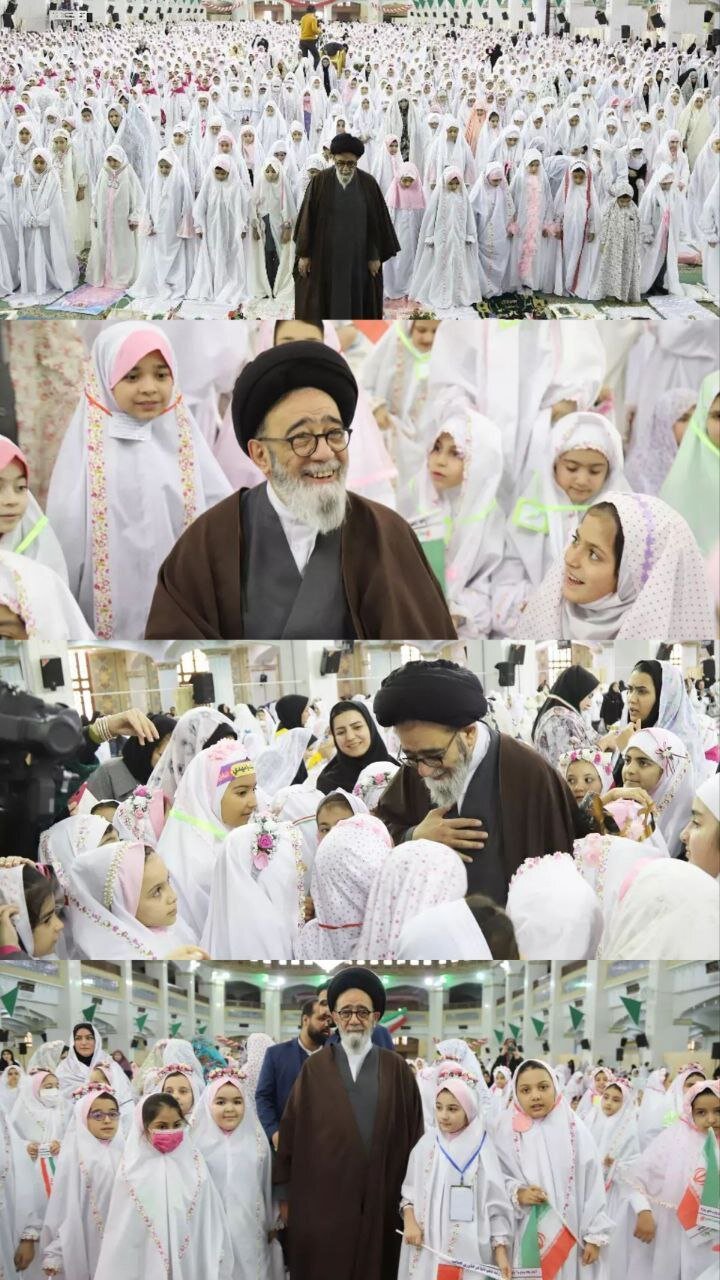 عکس | تصاویر به یادماندنی از حضور امام جمعه شهید تبریز در جشن فرشته‌ها